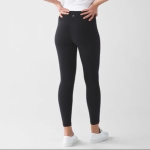 Black Lululemon Leggings Size 2